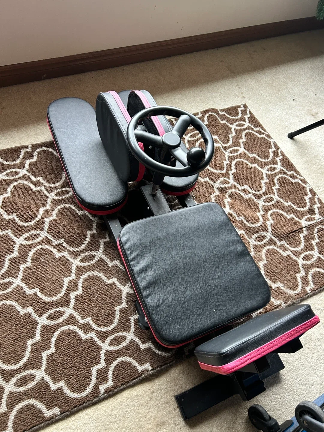 Leg Stretcher Machine - Black & Pink