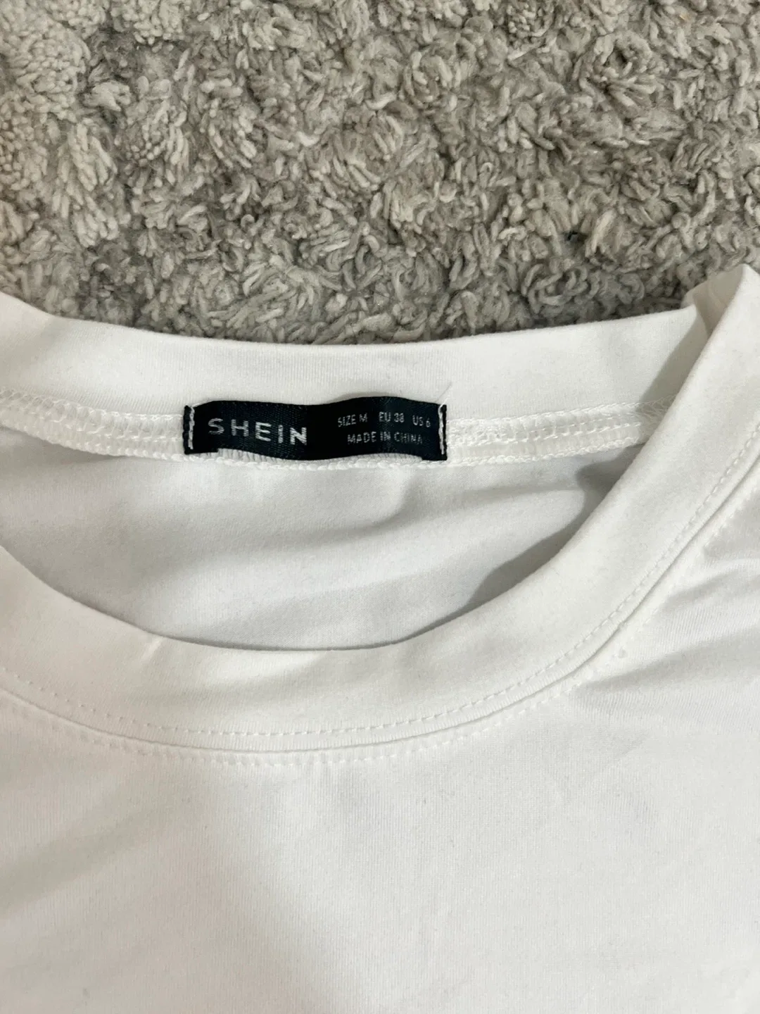 SHEIN White Brooklyn T-Shirt - Size M image indicator(2)