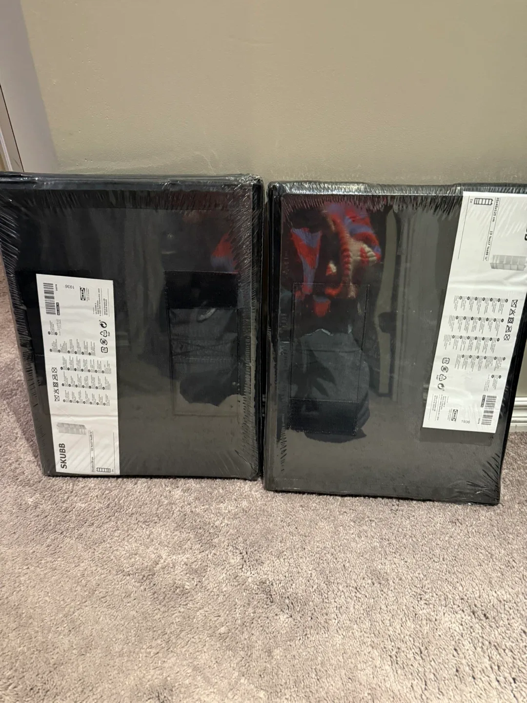 IKEA SKUBB Black Hanging Storage