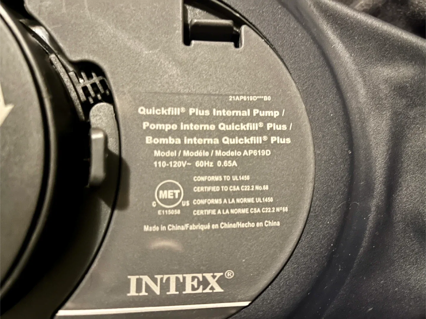 Twin Built In Pump Air Mattress Intex Dura-Beam Plus image indicator(6)