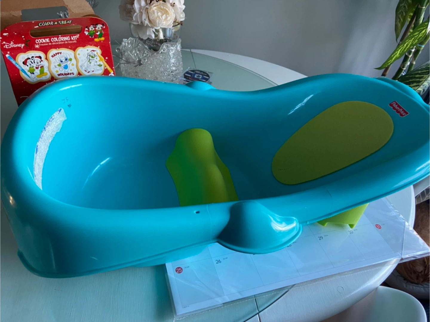 Fisher-Price Baby Bathtub - Blue #cleanout - photo 2