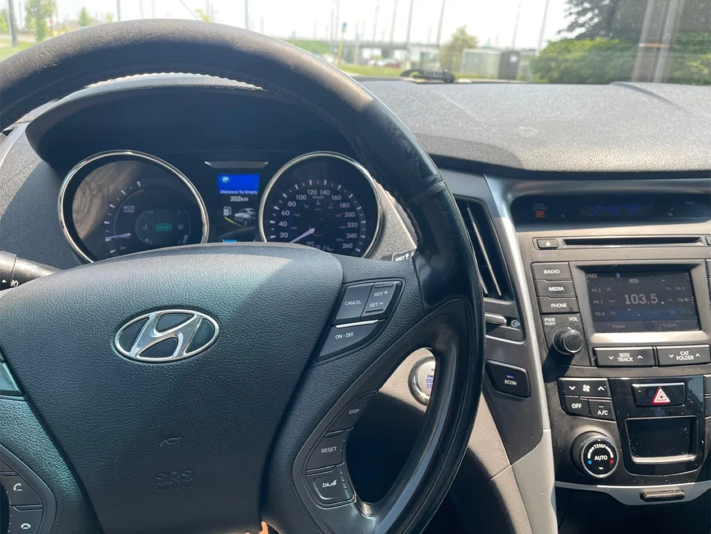 Hyundai Sonata 2014 hybrid image indicator(10)