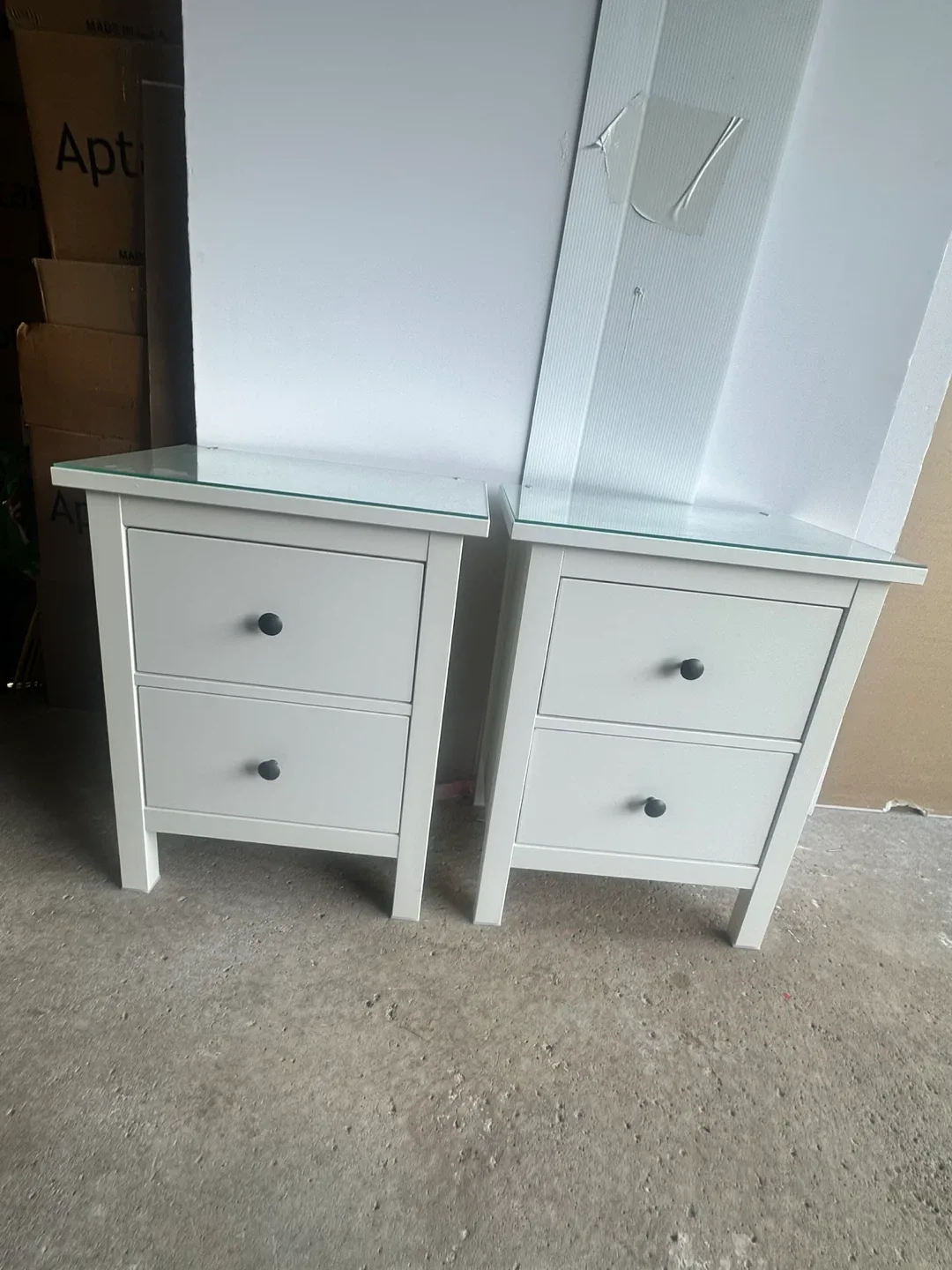 IKEA Hemnes White Nightstands