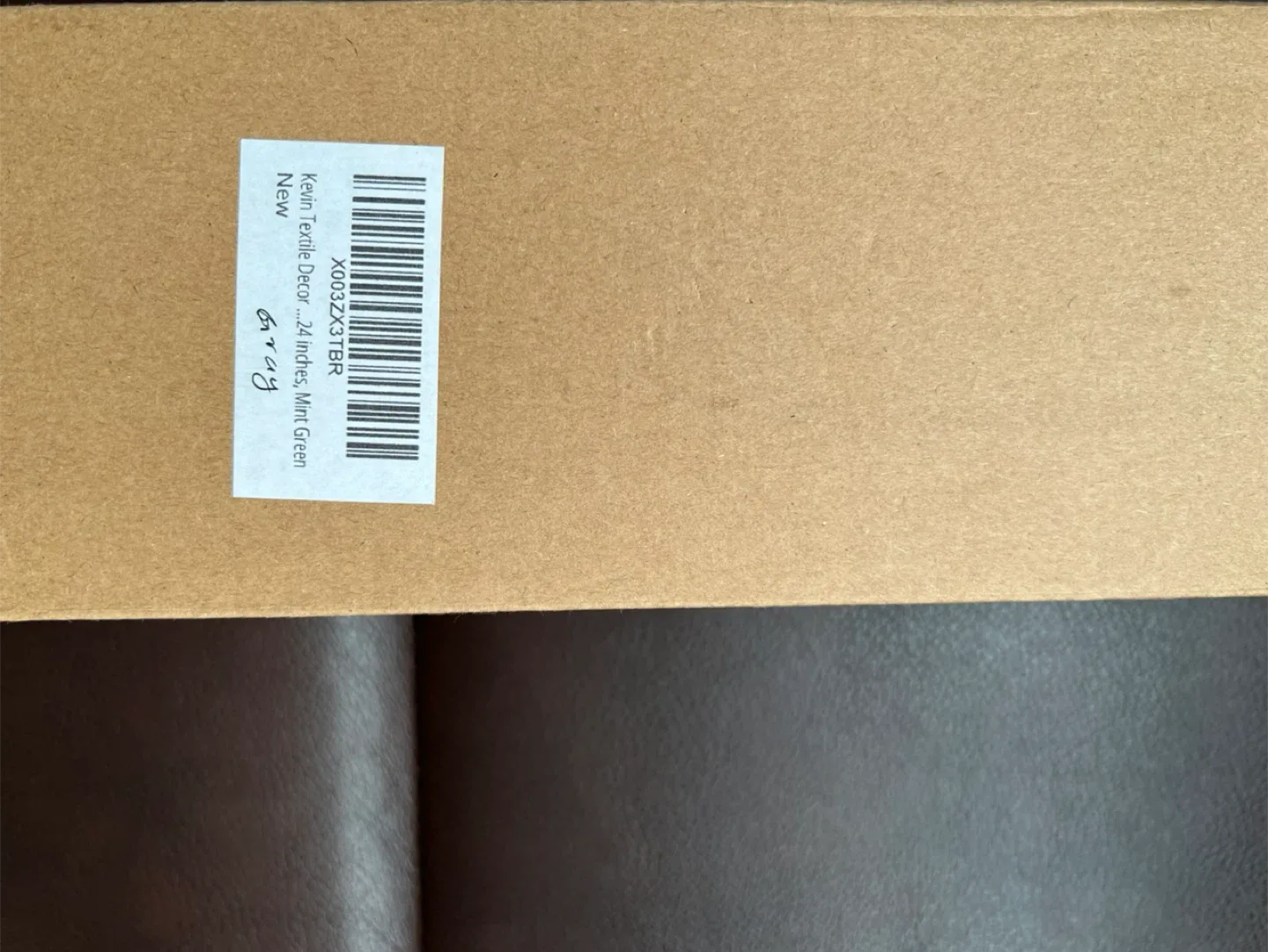 New Kevin Textile Decor, 24 inches, Grey image indicator(3)