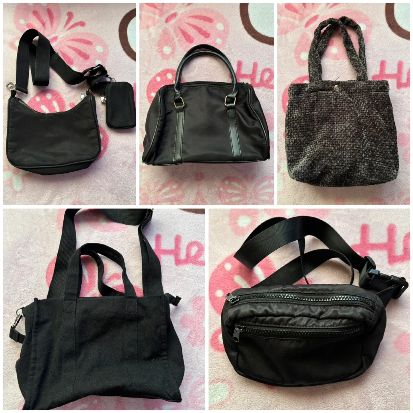 (Bundle Of 5) Assorted Handbags