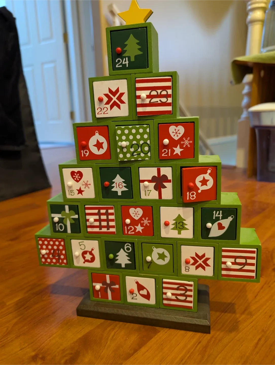 Christmas Tree Advent Calendar