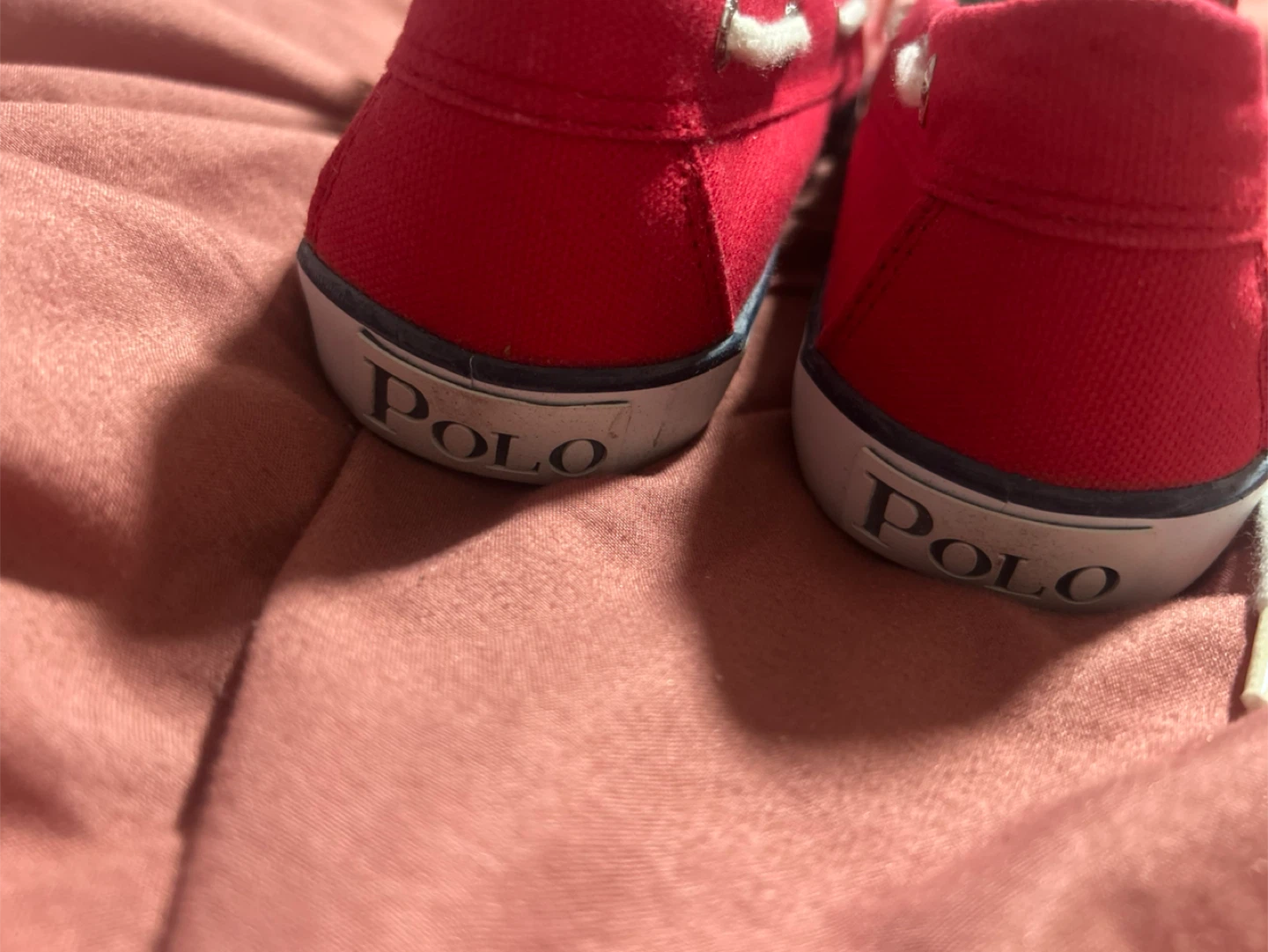 Polo Ralph Lauren Red Boat Shoes - Size 7 - photo 3