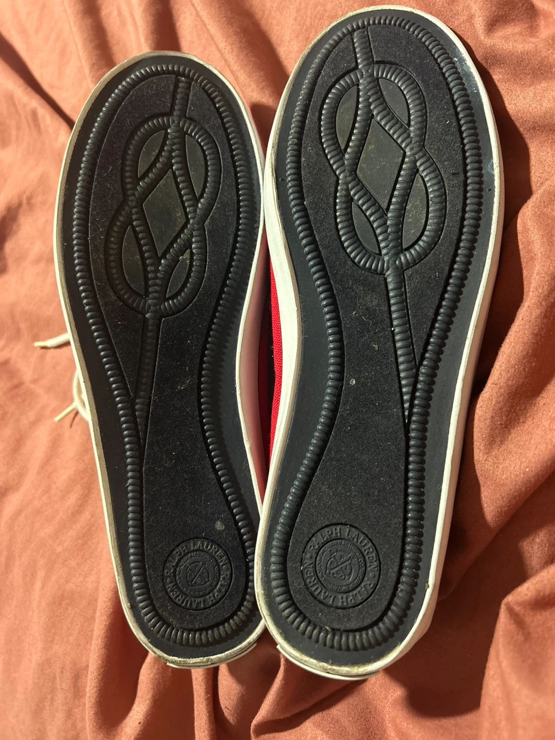 Polo Ralph Lauren Red Boat Shoes - Size 7 - photo 5