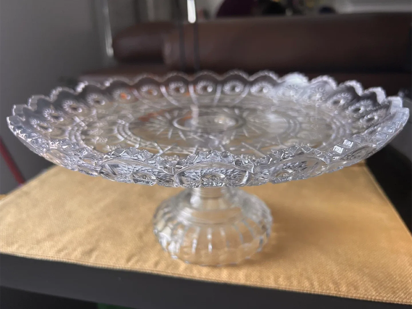 Glass Cake Stand #Cleanout image indicator(2)