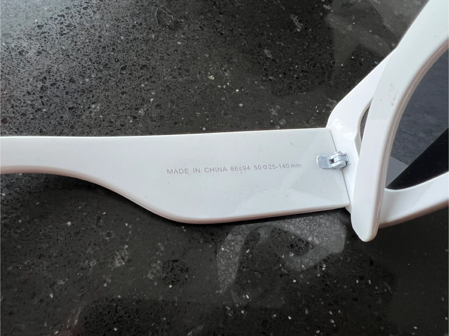 A.J. Morgan White Sunglasses #cleanout - photo 5