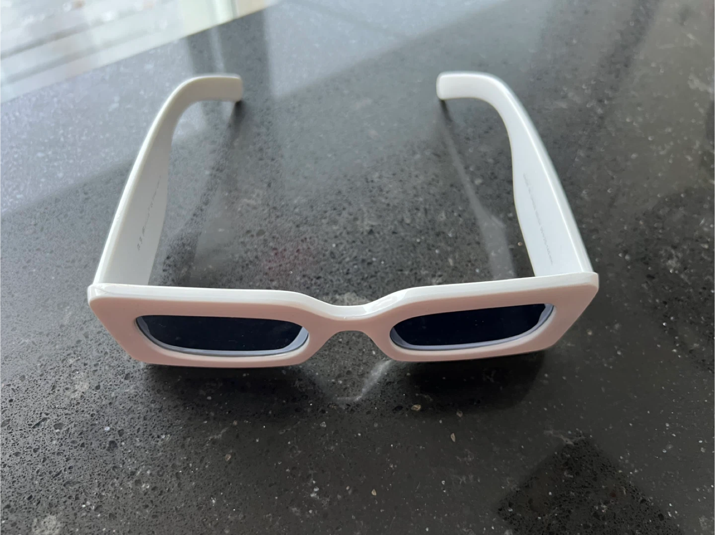 A.J. Morgan White Sunglasses #cleanout - photo 2
