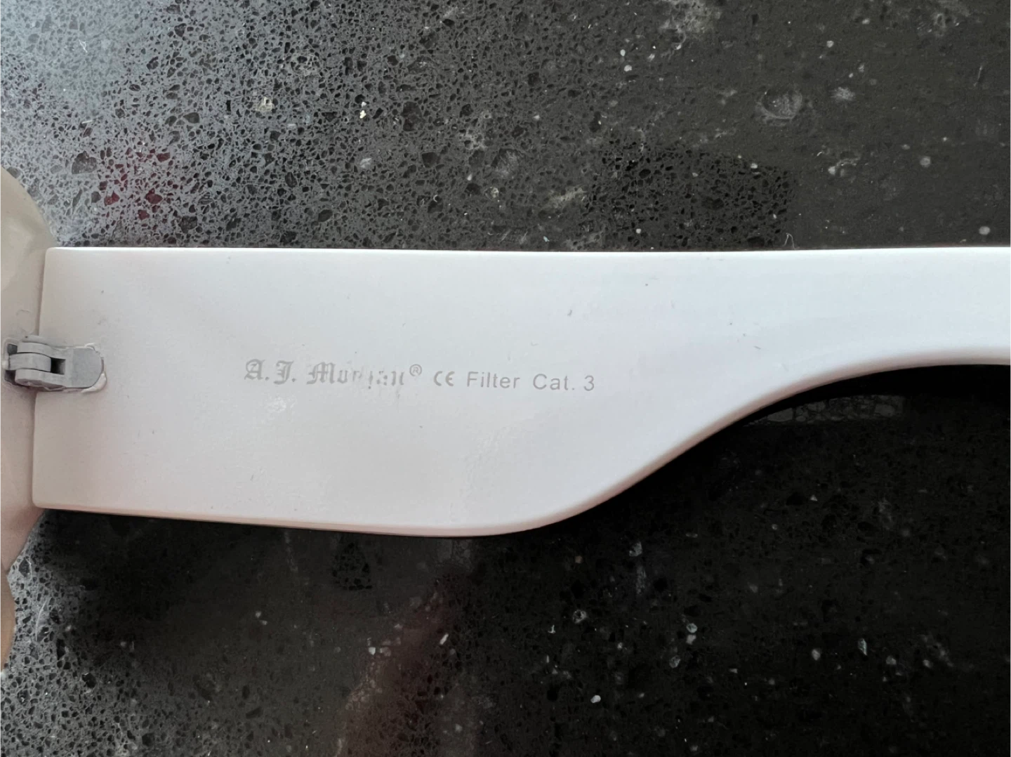 A.J. Morgan White Sunglasses #cleanout - photo 4