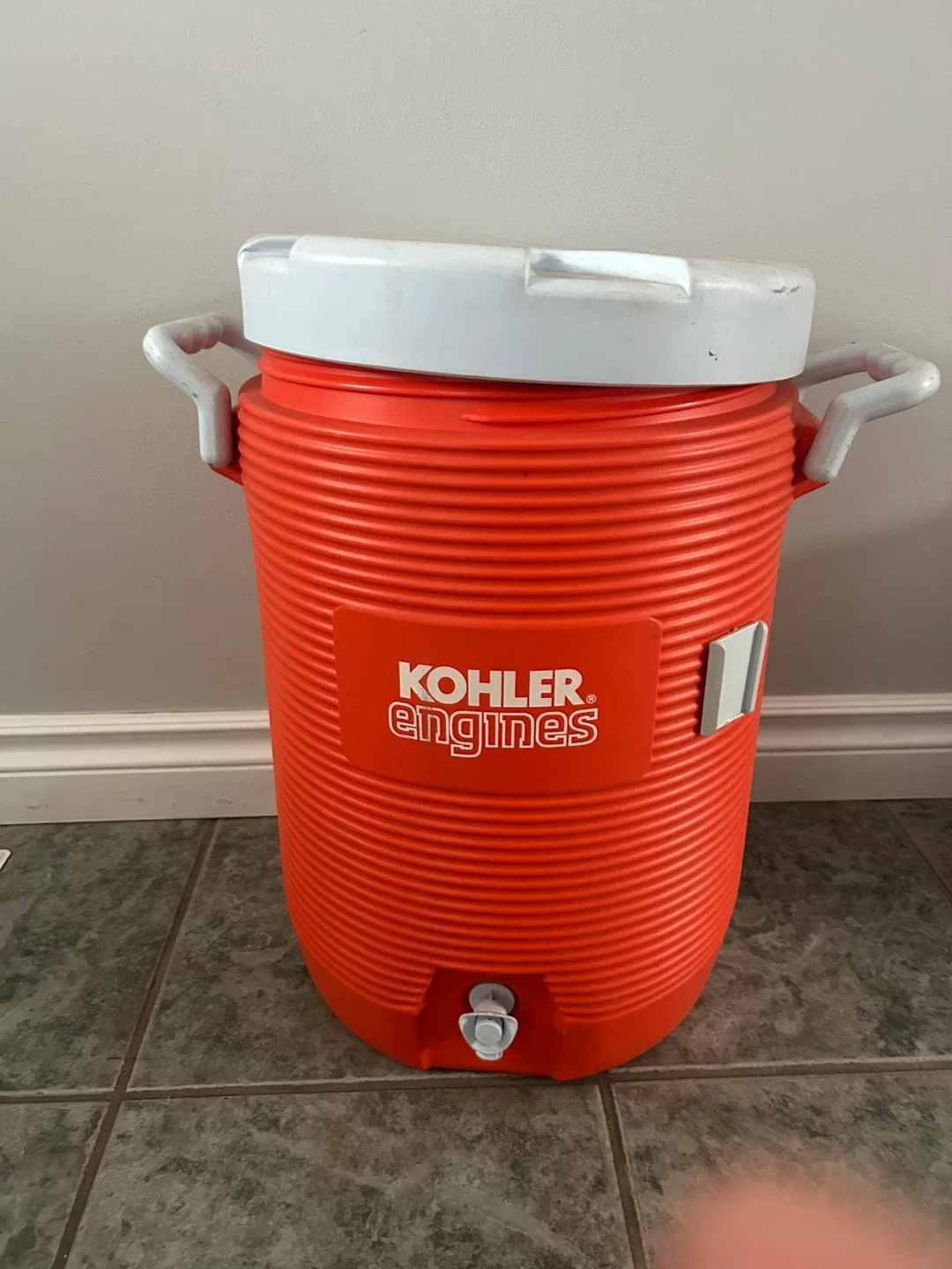 Kohler Engines Orange Water Cooler