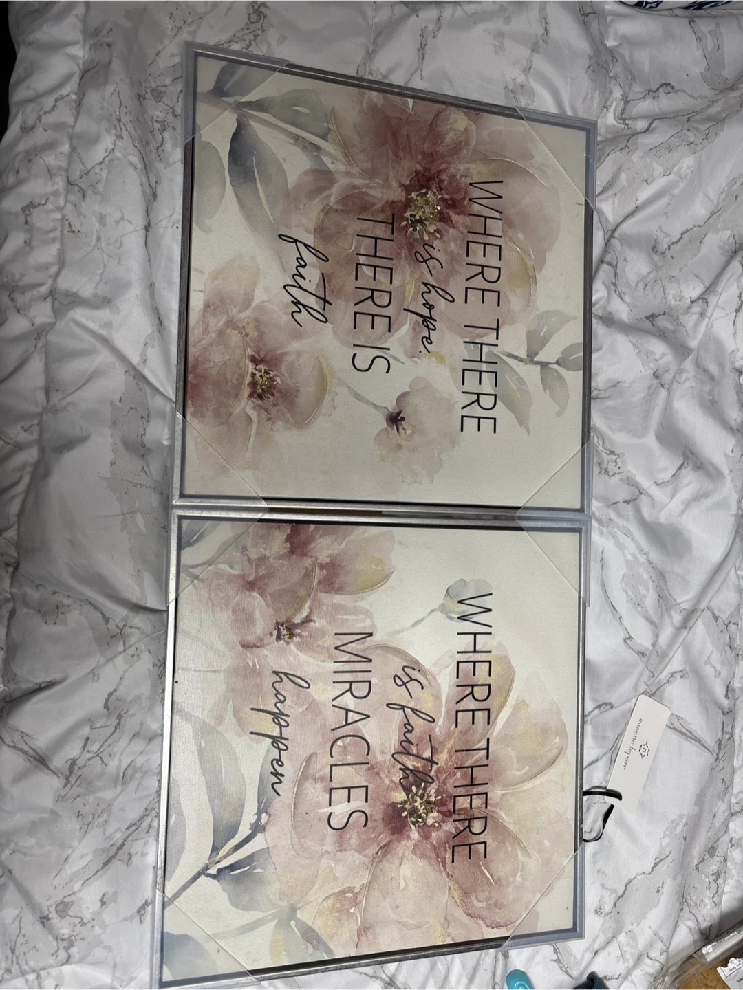 Set of 2 Framed Floral Wall Art