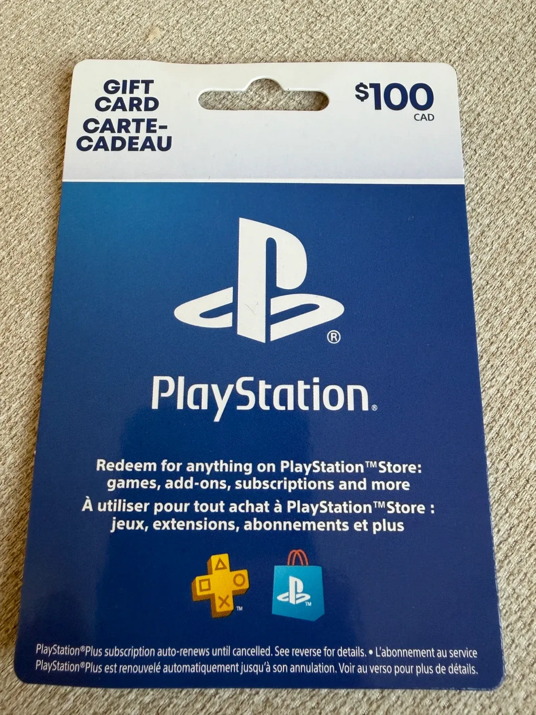 PlayStation $100 Gift Card