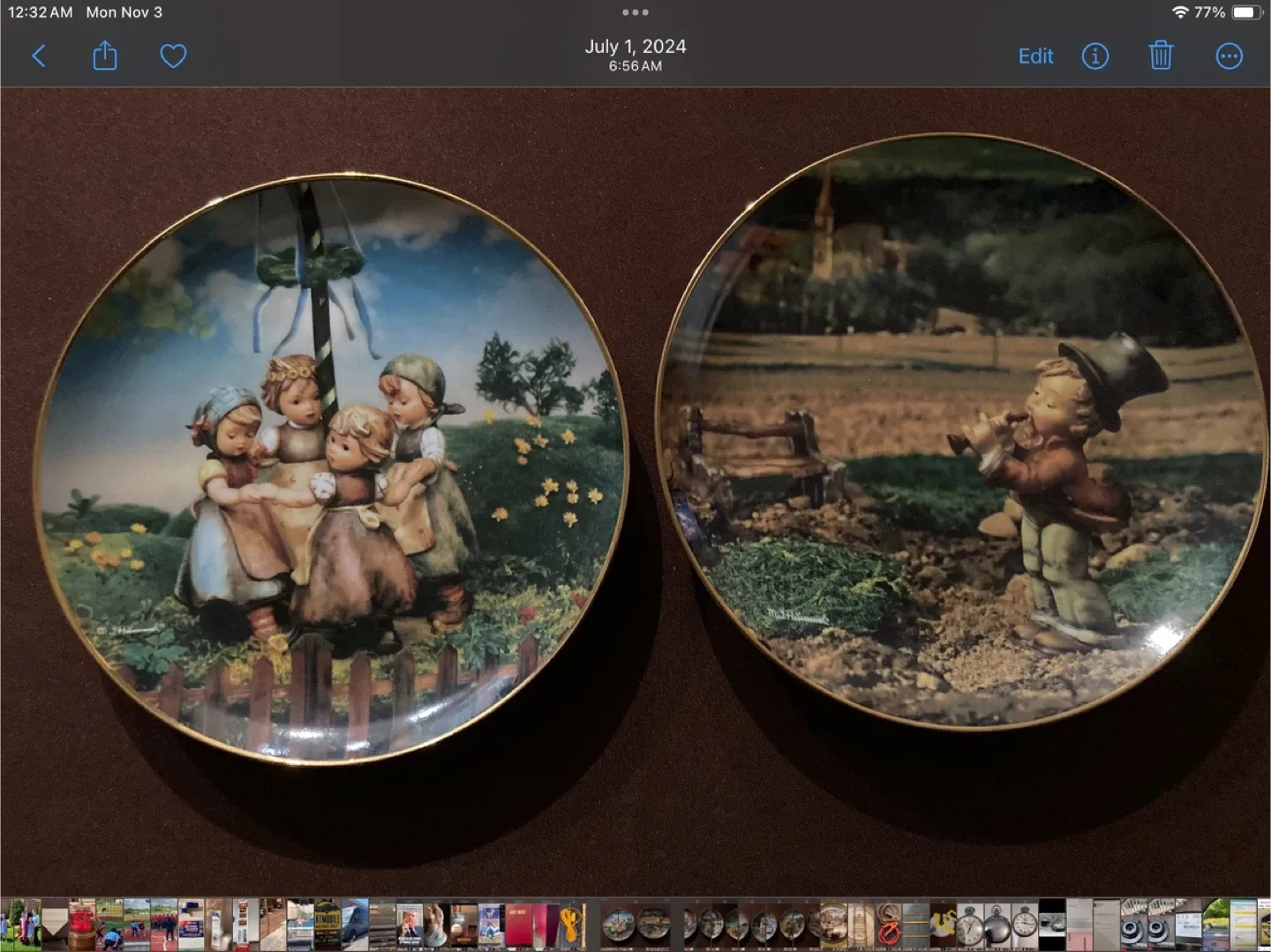 Hummel Decorative Plates Set image indicator(6)