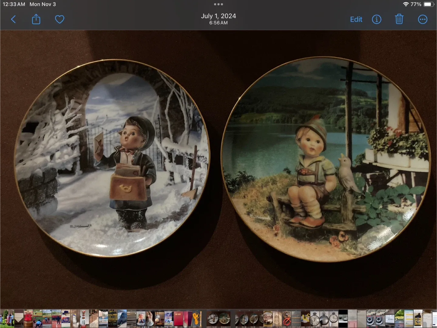 Hummel Decorative Plates Set image indicator(4)