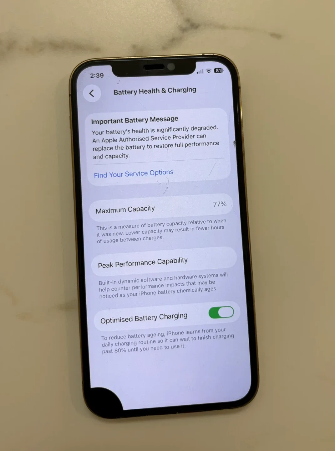 iPhone 12 Pro 256GB unlocked image indicator(3)