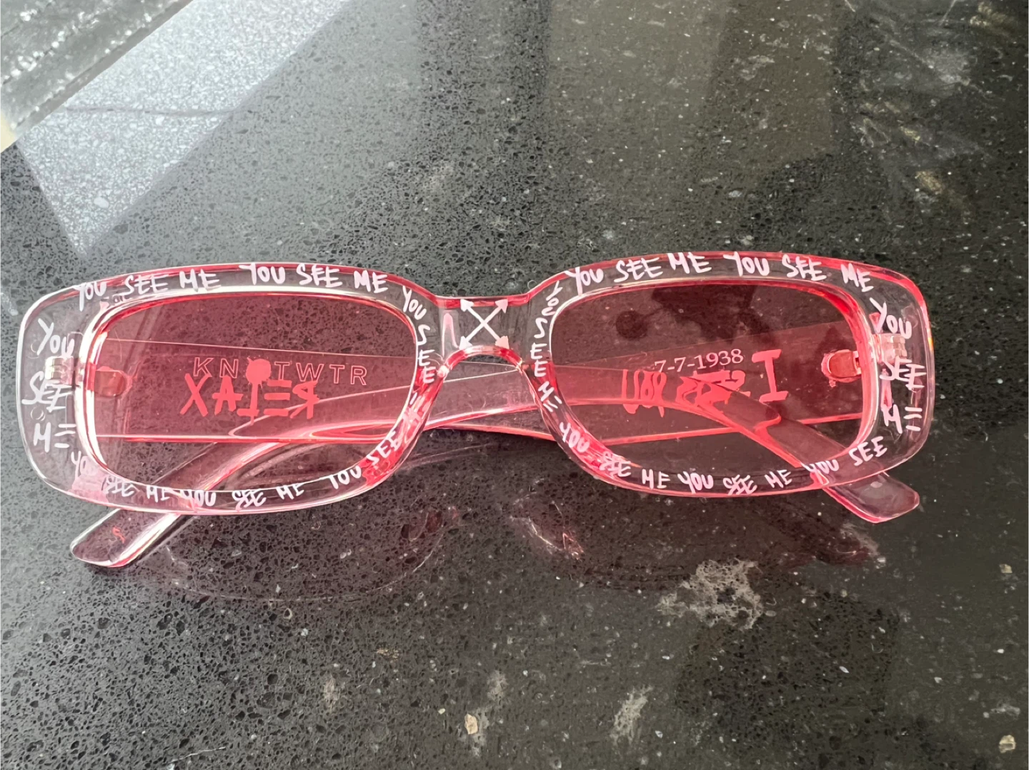 KNTWTR XAIΞX Pink Sunglasses #cleanout