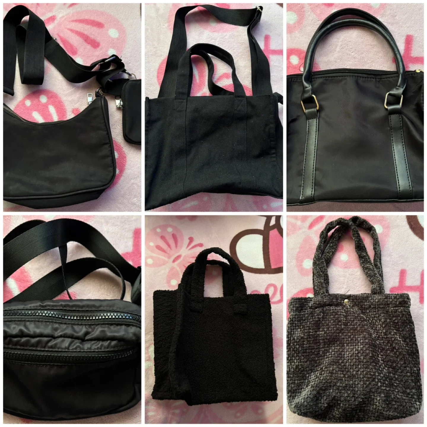 (Bundle Of 6) Assorted Handbags