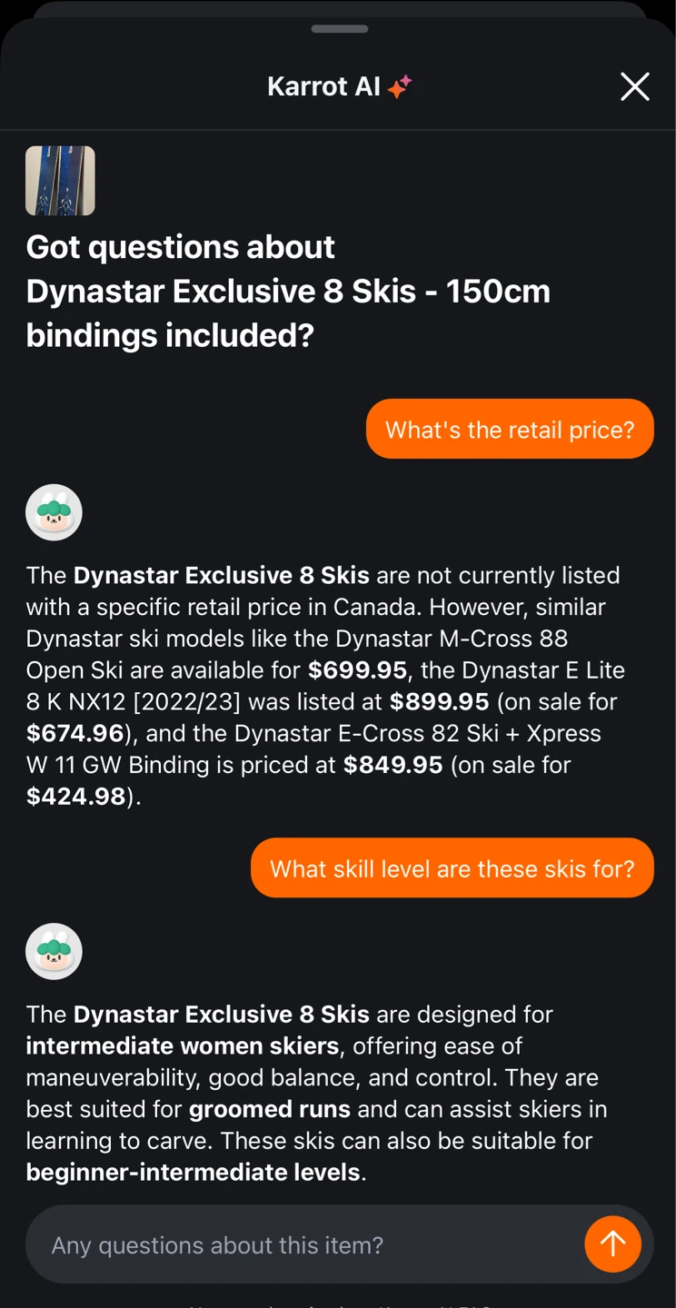 Dynastar Exclusive 8 Skis - 150cm  bindings included - photo 5