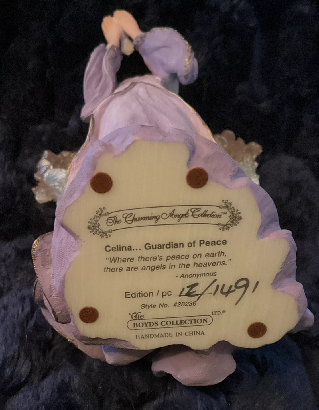 Boyds Collection Celina Guardian of Peace Angel Figurine - photo 5