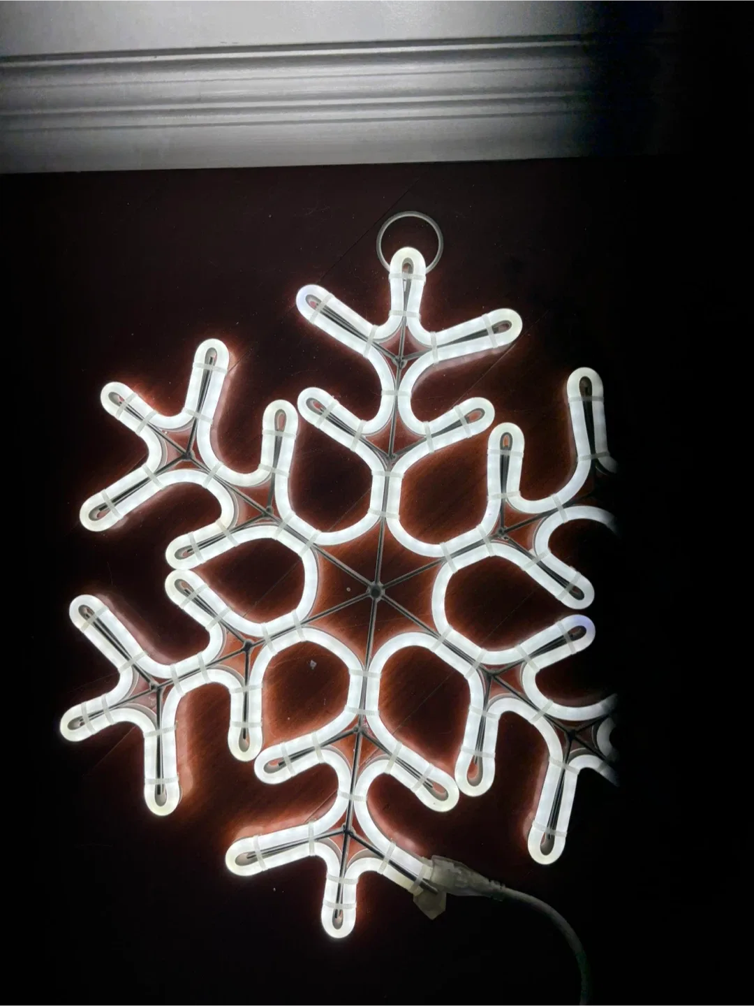 Snowflake Neon Light, 17 inches image indicator(4)