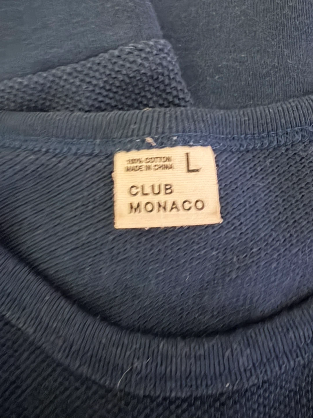 Club Monaco Waffle Knit Long Sleeve - Size L