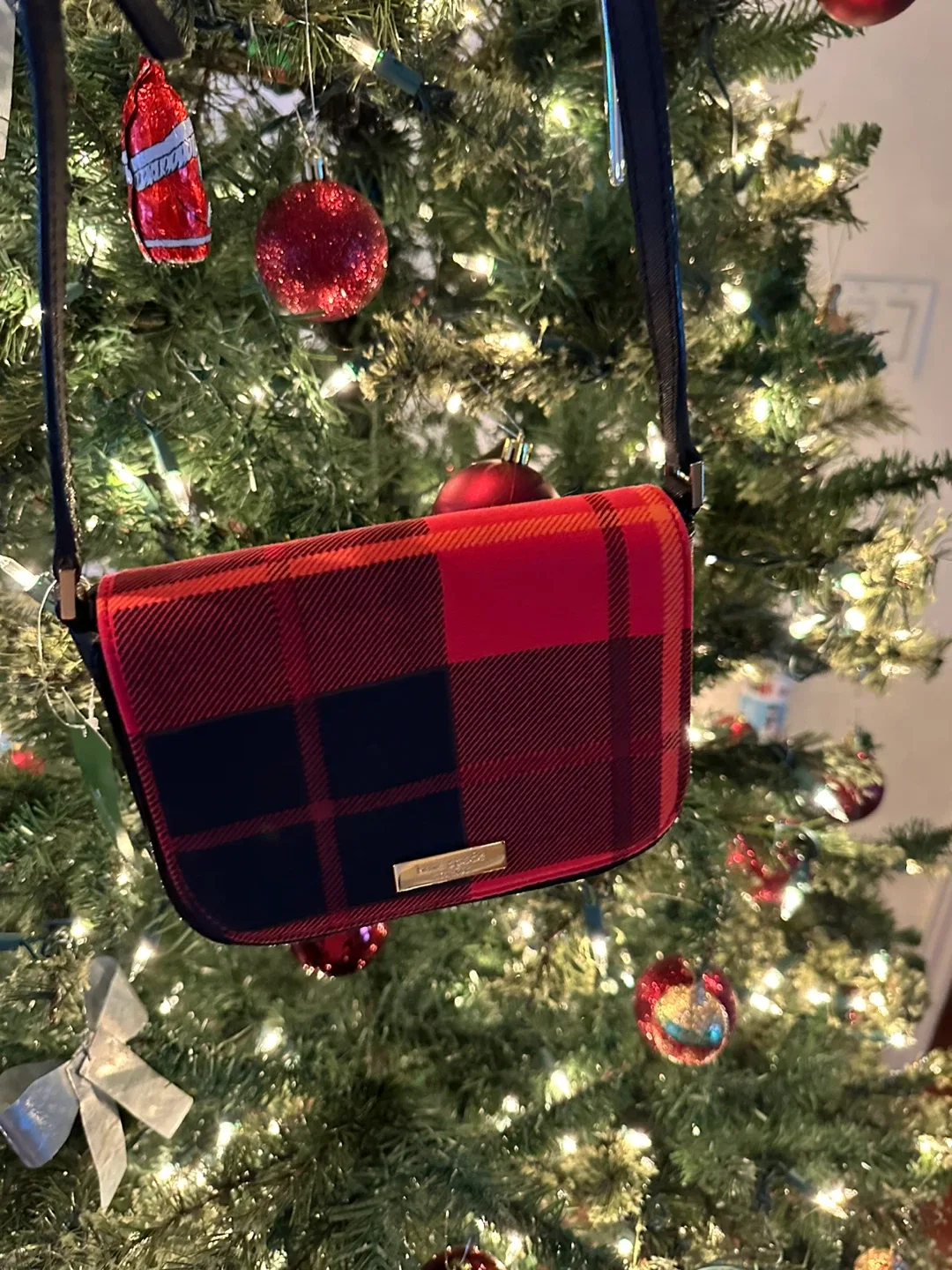 Kate Spade Plaid Crossbody Bag image indicator(2)