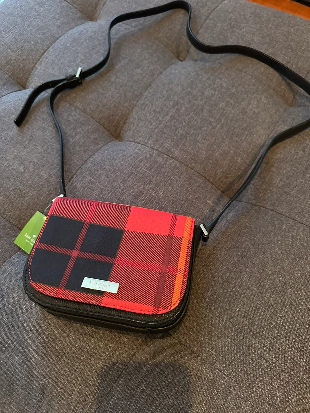 Kate Spade Plaid Crossbody Bag