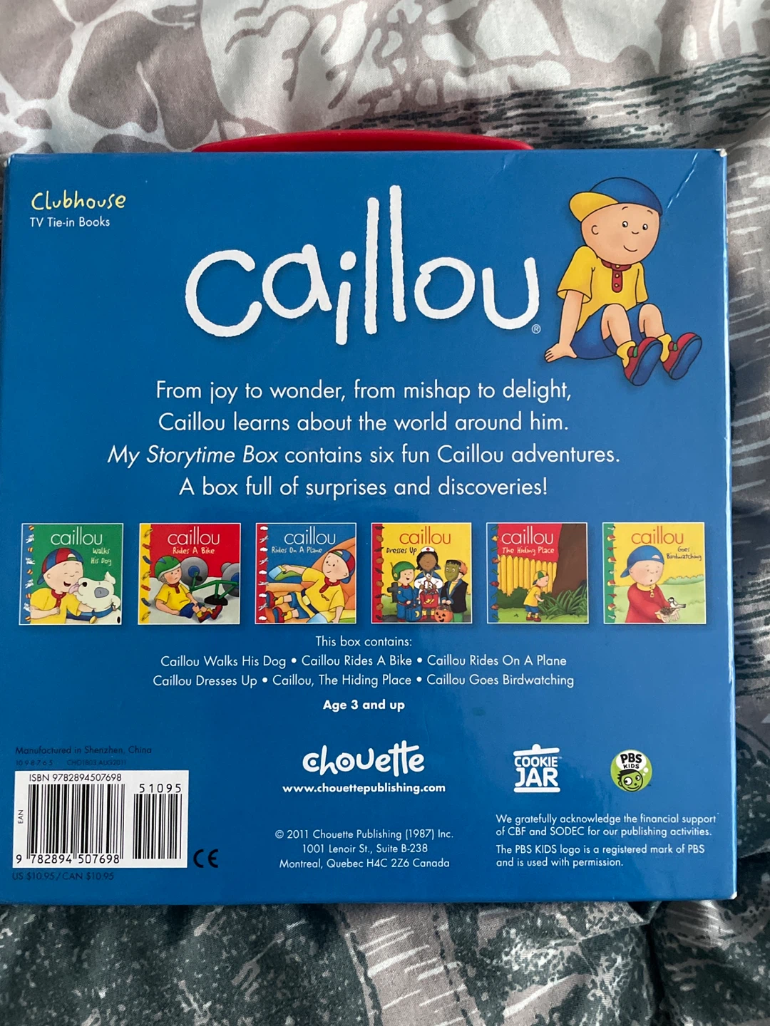 Caillou My Storytime Box (6 Books) - photo 2