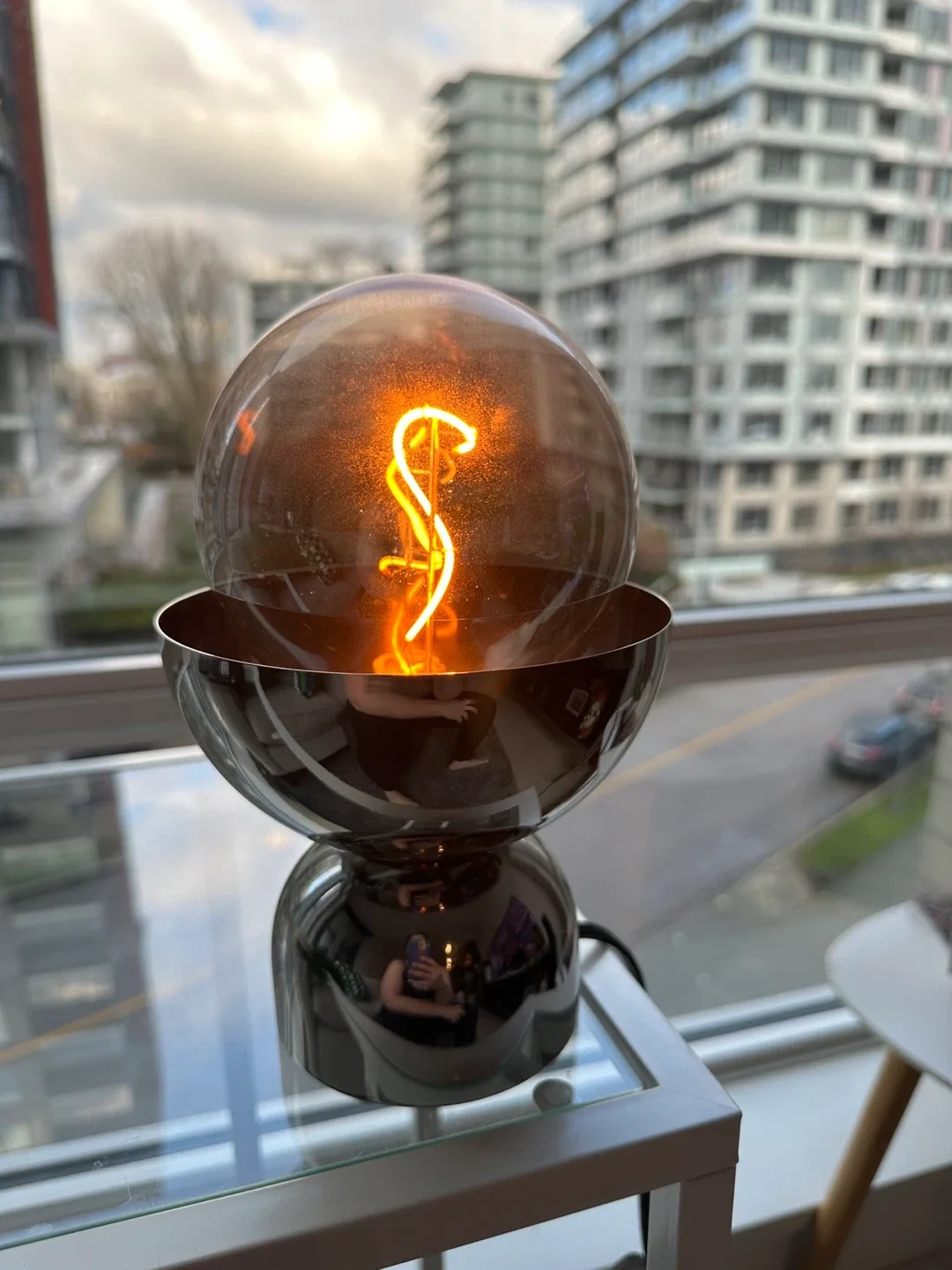 IKEA Silver Table Lamp