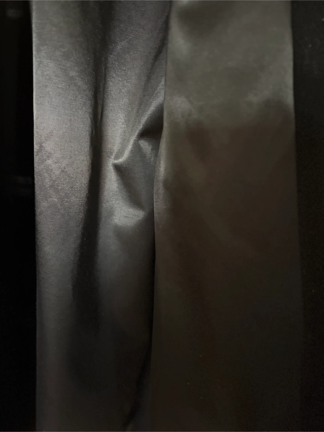 Vintage Homme Black Wool Coat with Faux Fur Trim - photo 5