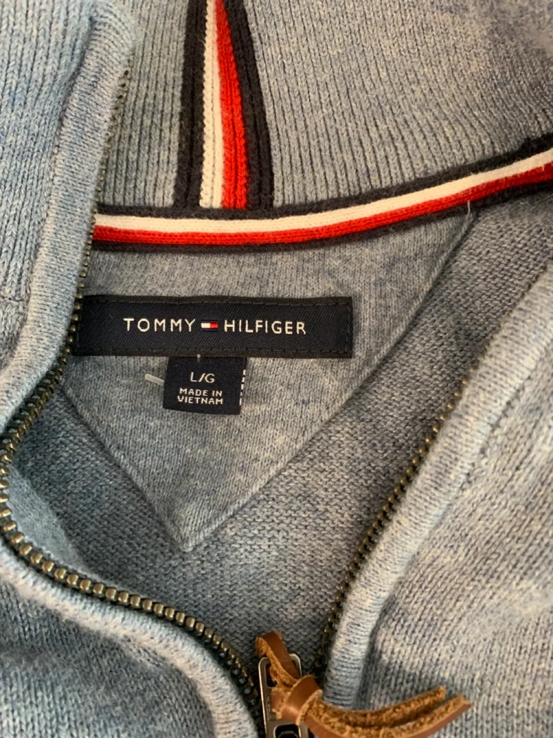 Tommy Hilfiger Quarter Zip Sweater - Large #cleanout image indicator(3)