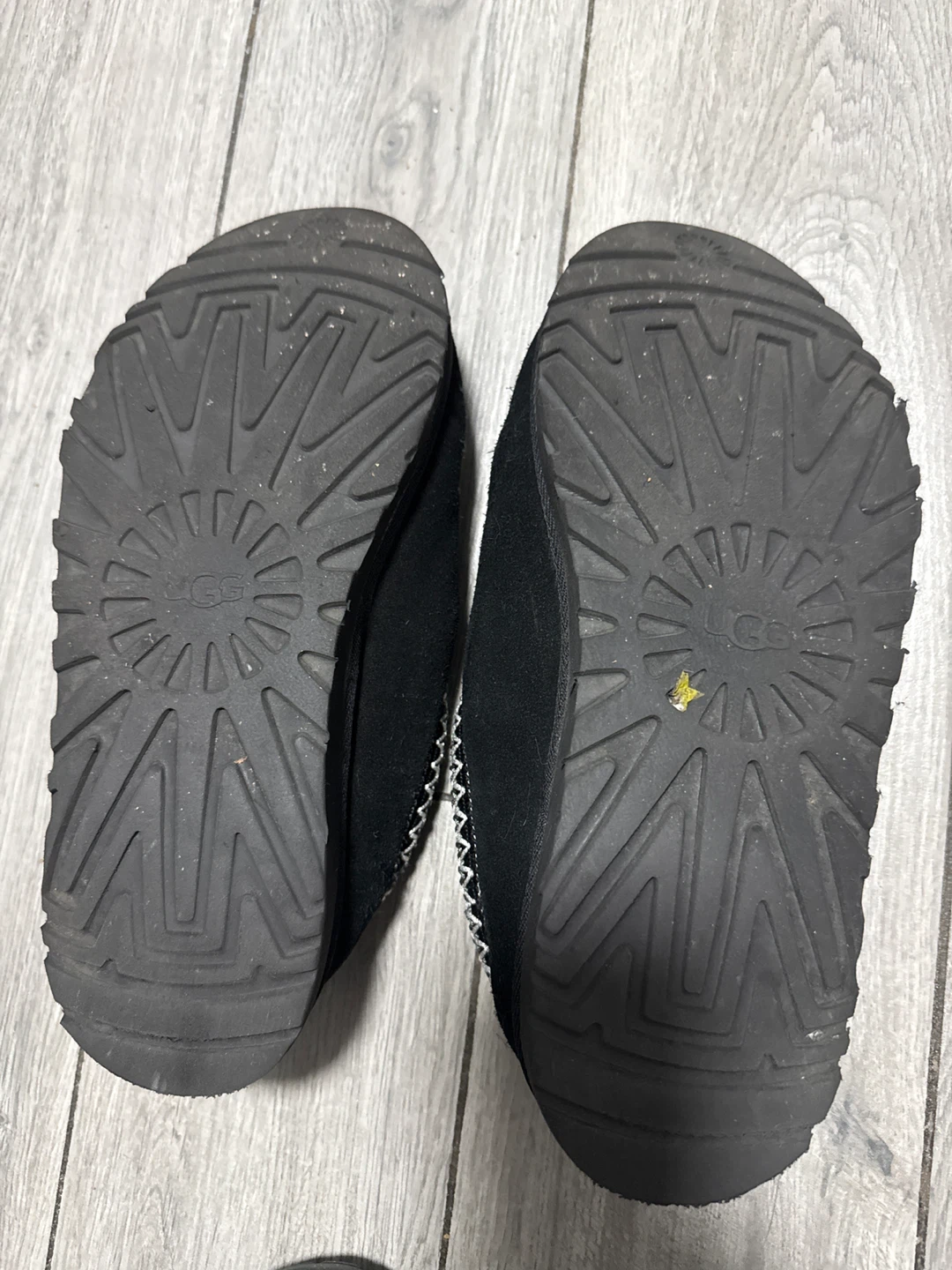 UGG Men's Black Suede Scuff Slippers Size 10 - photo 2