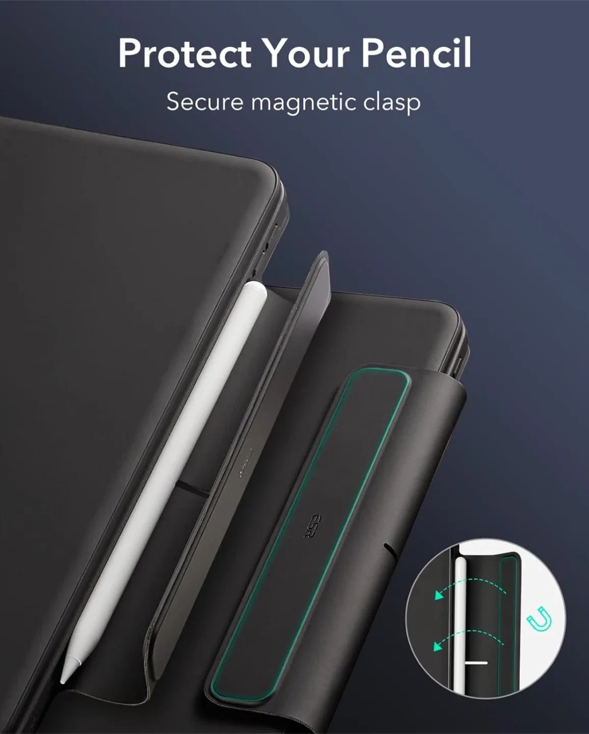 Ipad air 5, 2022, with keyboard case, pen extra image indicator(4)