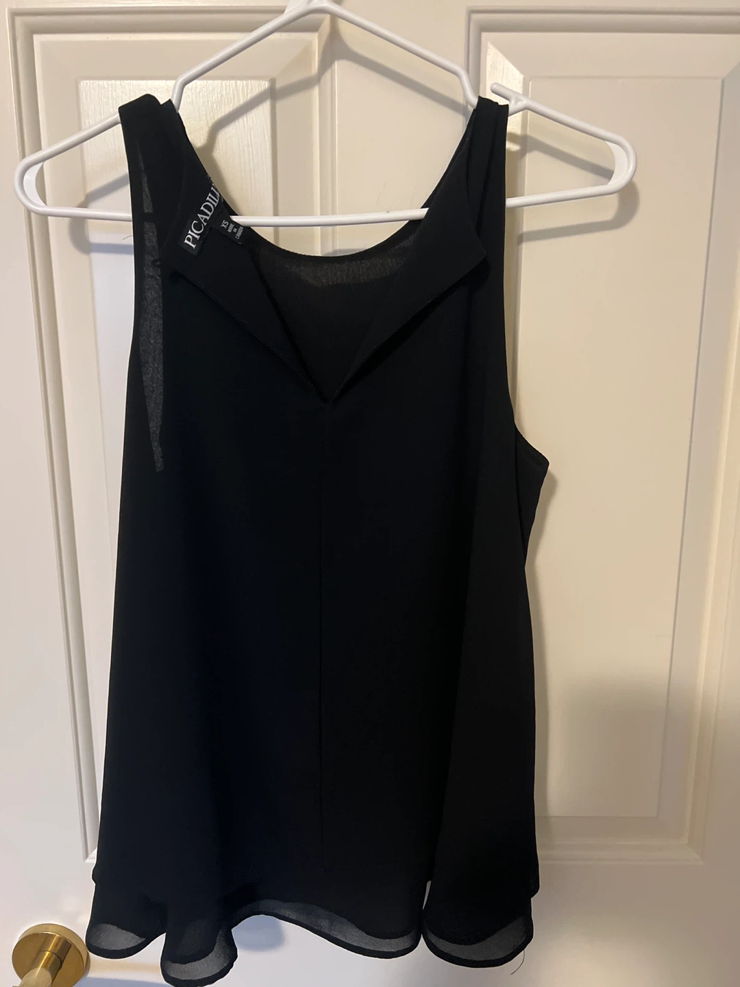 Picadilly Black Tank Top - Size XS - photo 2