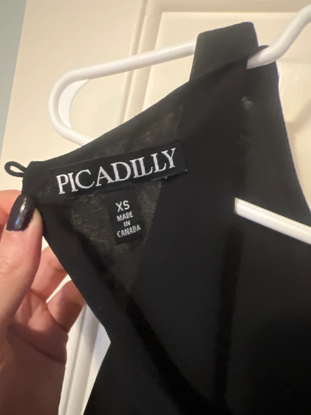 Picadilly Black Tank Top - Size XS - photo 3