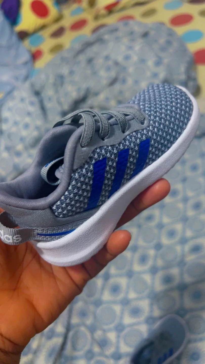 Adidas Toddler Grey/Blue Sneakers - Size 5K