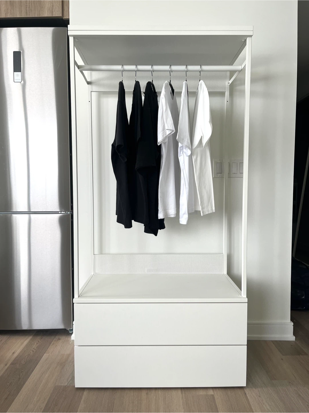IKEA Clothing Rack With Drawers - photo 5