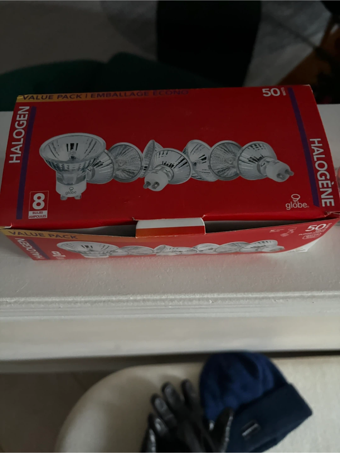 Globe Halogen 50W Light Bulbs - 8 Pack