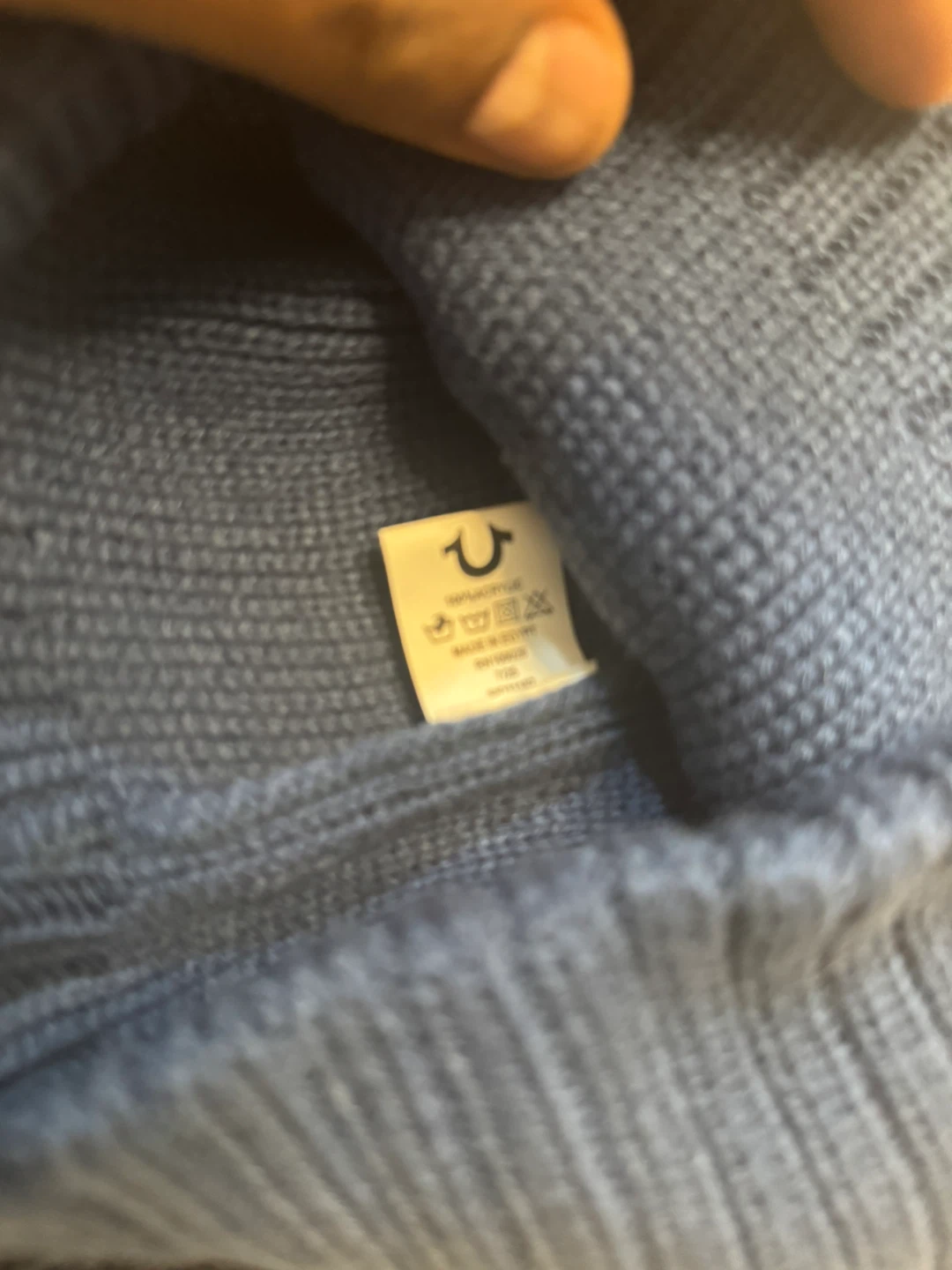 New True Religion 2PC Beanie Set - Navy - photo 5