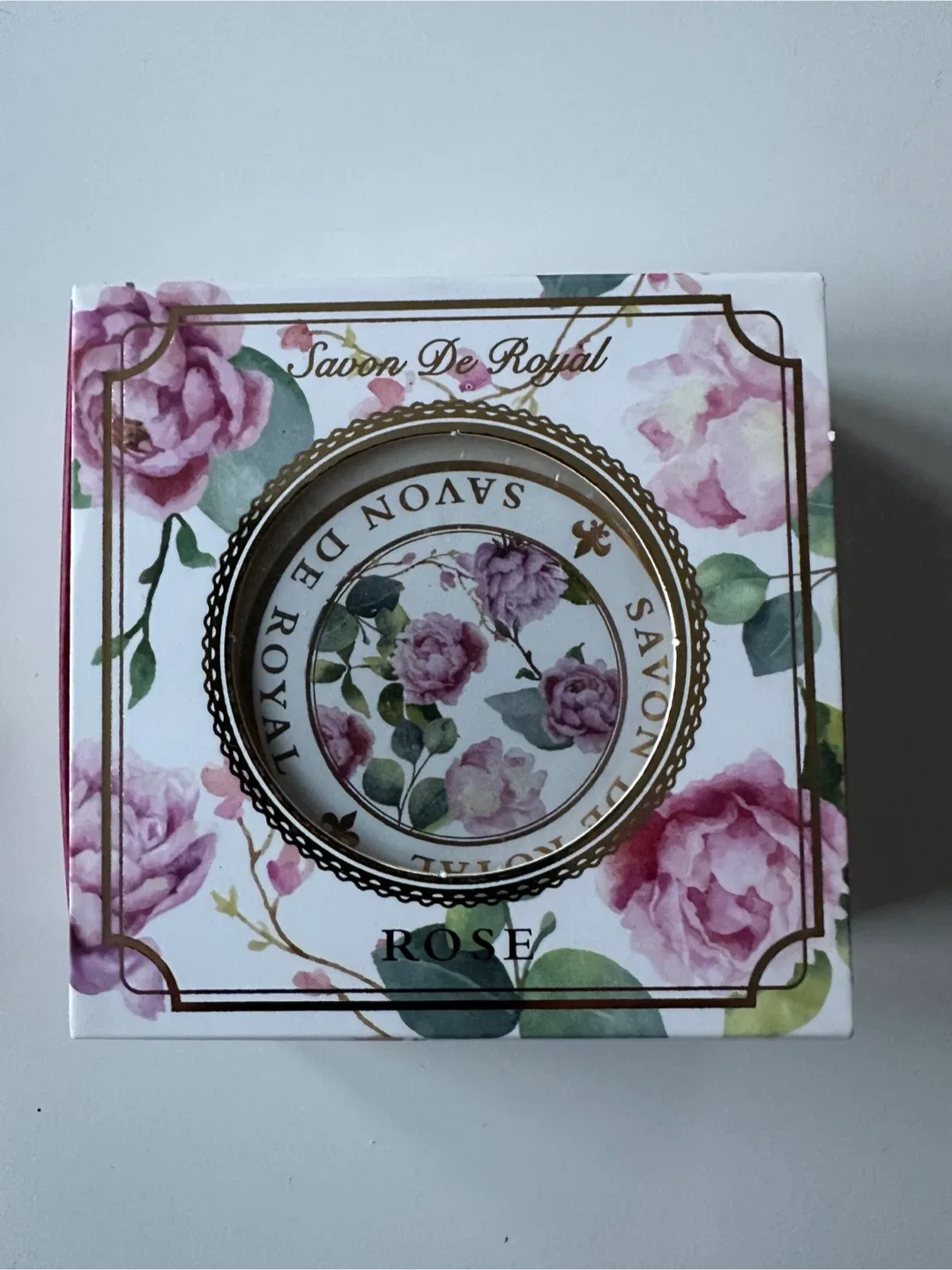 Savon De Royal Rose Vegetable Bar Soap - New