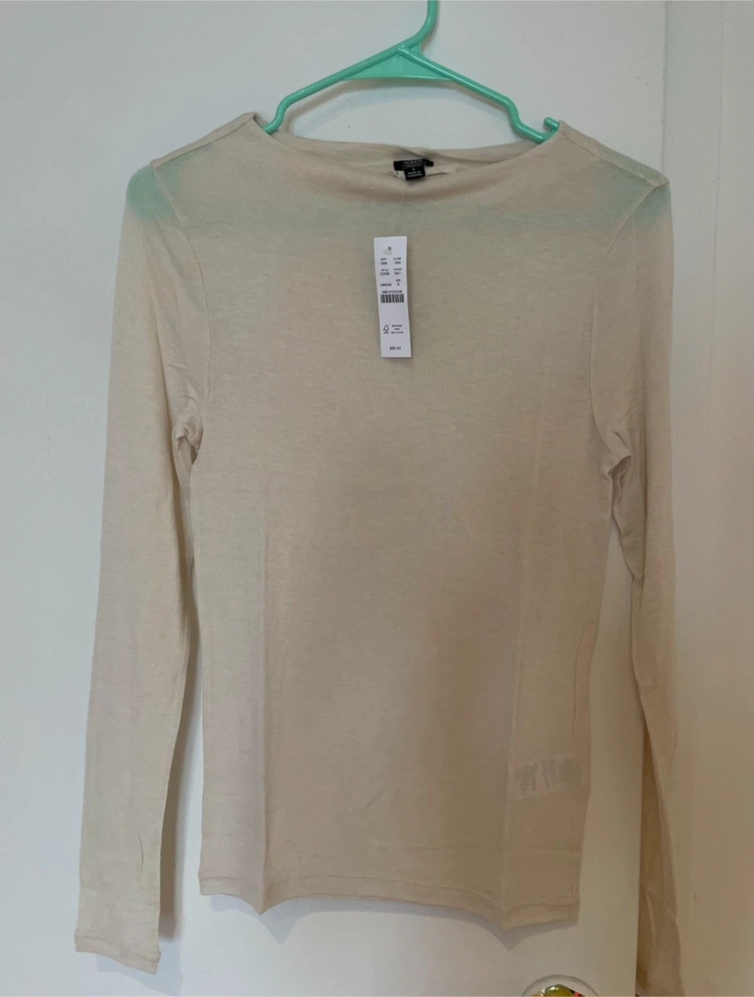 J.Crew Long Sleeve Sheer Wool Top - Size S