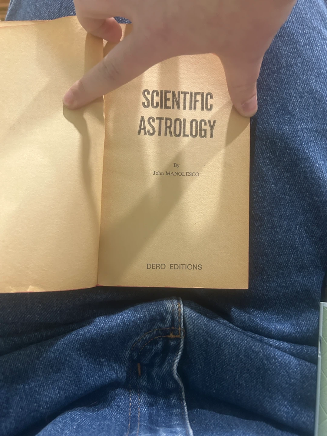 VINTAGE RARE ASTROLOGY BOOK - Scientific Astrology by Manolesco - photo 3