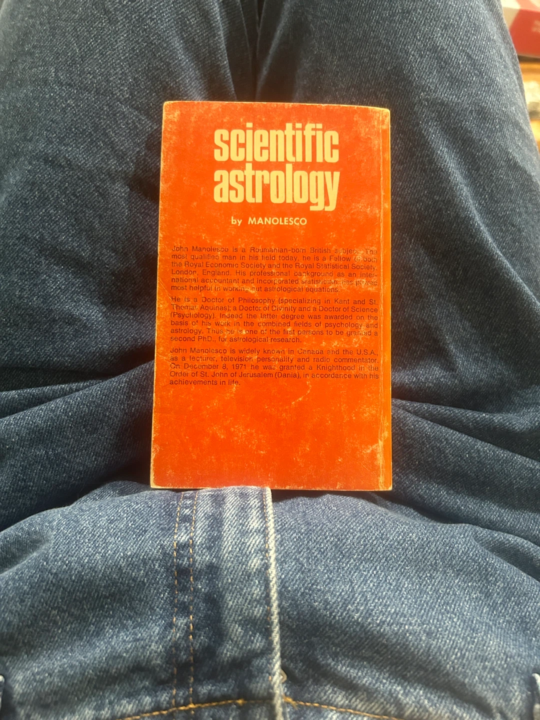 VINTAGE RARE ASTROLOGY BOOK - Scientific Astrology by Manolesco - photo 5