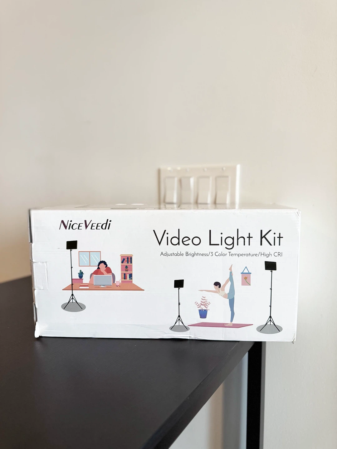 NiceVeedi Video Light Kit, Adjustable Brightness - photo 2
