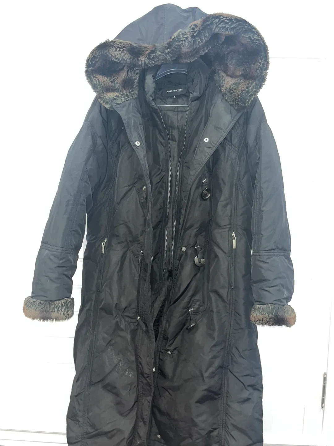 Jones New York Black Winter Coat