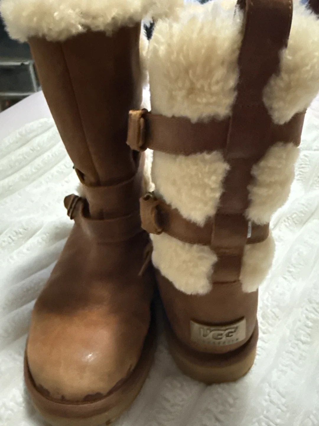 UGG Brown Leather Boots