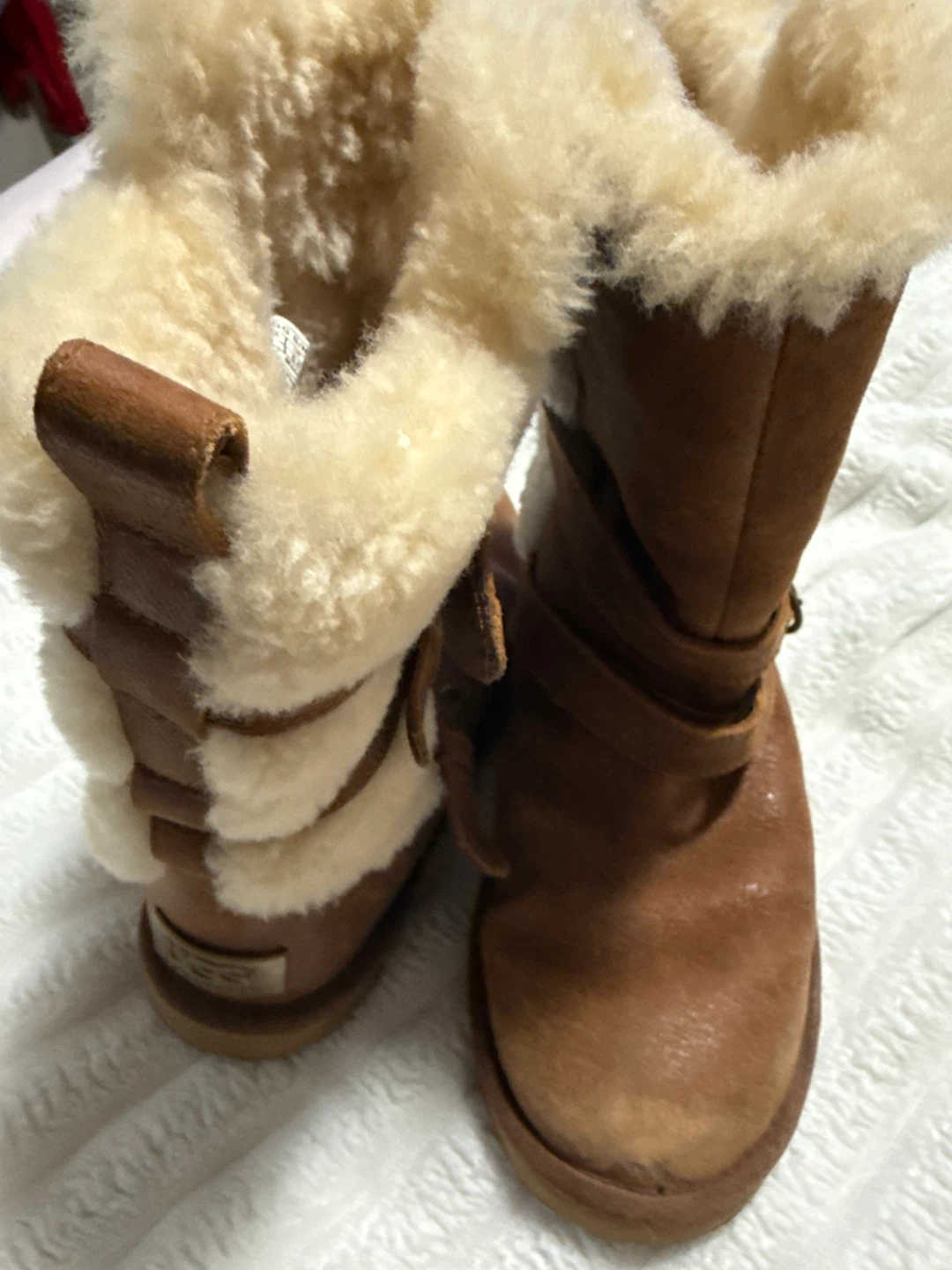 UGG Brown Leather Boots - photo 2
